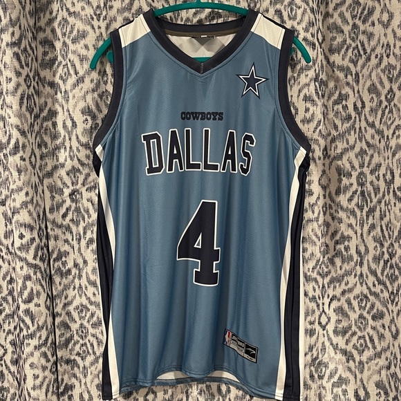 Dallas Cowboy Basketball Jersey - Picture 1 of 3